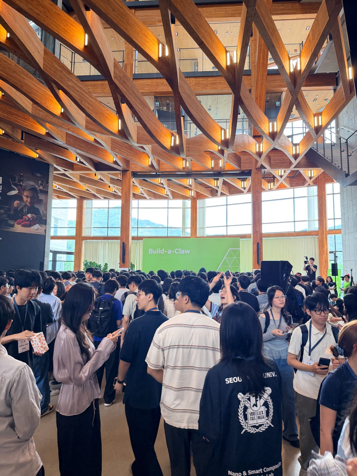 젠슨 황 CEO가 참석한 서울대학교 1,000명 규모 행사, 준비 기간은 일주일이었습니다.